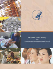 Cover of the Global Health Strategy of the U.S. Department of Health and Human Services