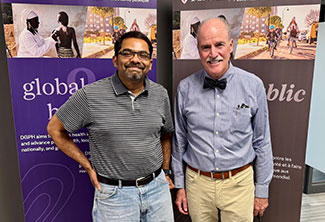 Dr. Peter Kilmarx (left) and Dr. Pai Madukhar (right)