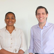 Photo of Dr. Stellah Mpagama and Dr. Scott Heysell