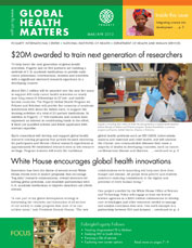 Cover of March/April 2012 issue of Global Health Matters