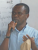Fred Nalugoda speaking