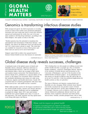 Cover of January / February 2013 issue of Global Health Matters