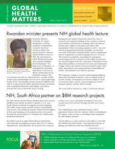 Cover of May June 2015 issue of Global Health Matters