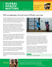 Cover of November December 2014 issue of Global Health Matters