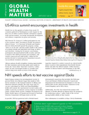 Cover of September October 2014 issue of Global Health Matters