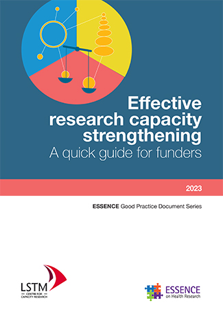 Publication cover for Effective research capacity strengthening