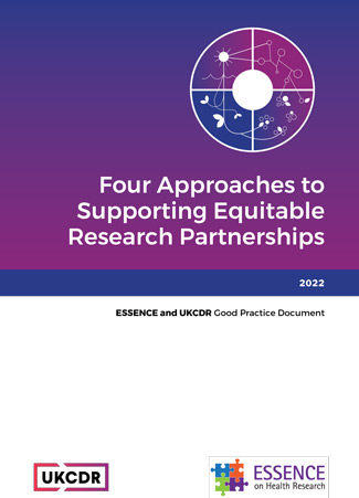 Publication cover for Four Approaches to Supporting Equitable Research Partnerships