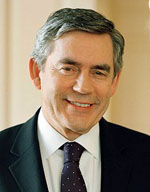 Photo: Headshot of Gordon Brown