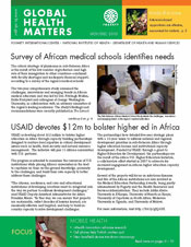 Cover of December 2010 issue of Global Health Matters