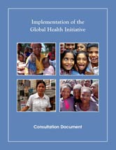 Cover of the report Implementation of the Global Health Initiative