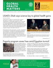 Cover of February 2011 issue of Global Health Matters