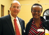 Dr. Roger Glass and Dr. Ruth Ndduati of Kenya.